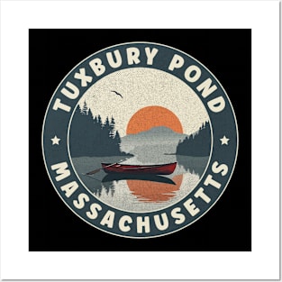 Tuxbury Pond Massachusetts Sunset Posters and Art